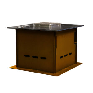 Plancha-Grill mini cortenstahl